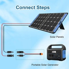 Solar to XT60i 10AWG 25FT Cable XT60i Adapter Connector Adapter Solar Panel