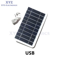 5V 2W Solar Panel Output USB Outdoor Portable Solar System Mobile Phone Charger