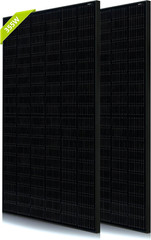 2PCS Solar Panels 360 355 Watt 24 Volt, Total 720W High-Efficiency Half Cell Mon