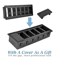 Rocker Switch Panel Switch Holder Housing Kit – Black Plastic Pack of 6