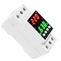 Flame Retardant Voltage Protector with Dual LCD Display AC80-300V Rating