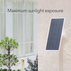 2.5W Solar Panel for Google Nest Cam Outdoor or Indoor, Battery (Used)