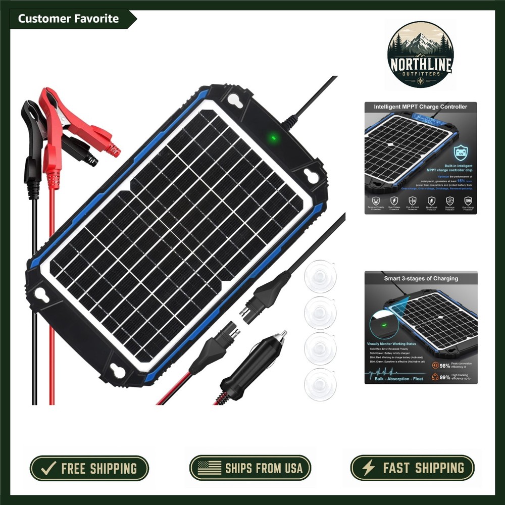 Ultra-Smart 12V Solar Battery Maintainer – Efficient & Eco-Friendly Solution