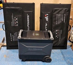 All Powers R4000 Portable Power Station + AP-SP-037 Solar Panels – PICKUP ONLY
