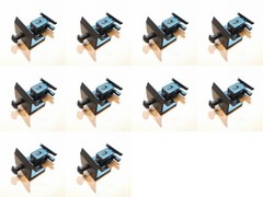 Renusol End Clamp Middle Clamp 30-50mm Black Solar Panel Mounting