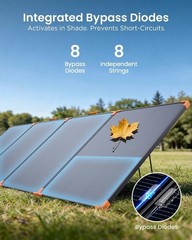 350W Portable Foldable Solar Panel N-Type Monocrystalline 16BB IP68