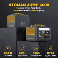 Jump 600X Portable Power Station 600W, 299Wh Solar Generator