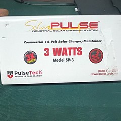 PulseTech SolarPulse SP-3 3W 12V Solar Charger/Maintainer Flexible LED