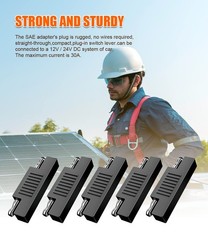 SAE Connector Adapter Polarity Reverse Quick Disconnect 5Pack for Solar Panels