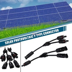 New Solar Panel Y Branch Cable Connection Waterproof Adapter Connector Extension