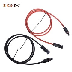 Solar Panel Extension Cable Wire Connector High Quality 1 Pair 12 AWG 4mm²