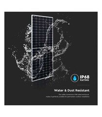 V-Tac 6.15 kW Solar Photovoltaic Panels 410W 108 Cells IP68