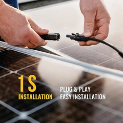 4in1 Solar Panel Y Branch Cable Connection PV Modul Adapter Connector Extension