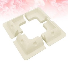 4Pcs Solar Panel Stand White Reusable Mounting Bracket for Campervan Roof