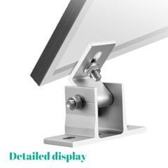 2Pairs Solar Panel Adjustable Mounting Brackets Solar Panel Tilt Mount Bracket