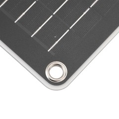 15W 5V 2.5A Solar Panel Battery Charger Monocrystalline Silicon Rain Proof FBIO