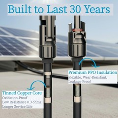 MC4 Y Connector Solar Adapter Plug Kit Solar Cable Y Connector 1pc