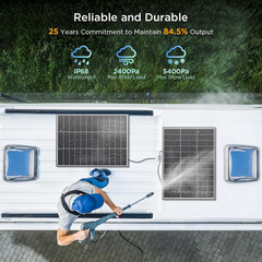 100W N-Type 16BB Solar Panel – High Efficiency for RV, Van, Marine, Off-Grid