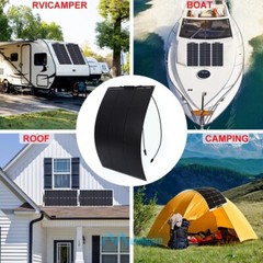 400W Watt Mono Flexible Solar Panel 18V Battery Charger Home RV Boat Off-Grid US