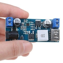 Wide Voltage Input Range 24V to 5V 5A Step Down Converter USB Charging
