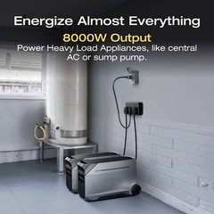 EcoFlow DELTA Pro 3 4kWh Portable Power Station LFP Battery Solar Generator Used