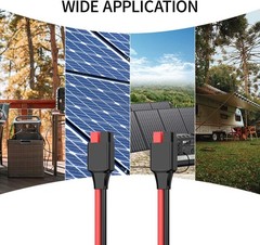 20FT Solar Extension Cable – Anderson Connector with Easy Plug-and-Play Use