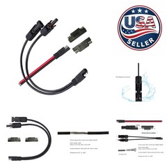 Versatile 10AWG Solar Connector Cable – MC-4 to SAE with REVERSE Polarity Kit