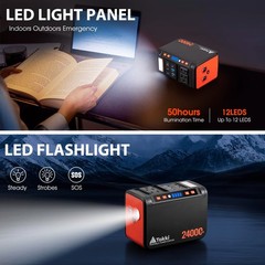 Takki 88.8Wh Portable Power Station Peak 120W Lithium Battery Small Generator