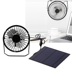 5W Mini Solar Panel With Cooling Fan Photovoltaic Solar Panel Set For Greenhouse