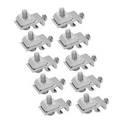 10Pcs Solar Mounting System Grounding Clip Durable Thunder Protection For Solar