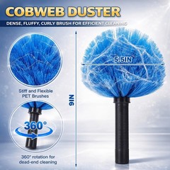 Solar Panel Cleaning Kit Water Fed Pole 24 FT, Extendable Telescopic Pole wit…