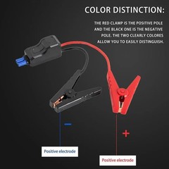 EC5 Heavy Duty Jump Starter Replacement Cables with Battery Clamps-EC5 Connec…
