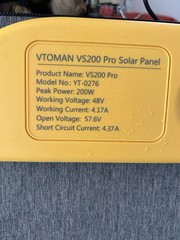 VTOMAN 200W Pro Portable Solar Panel
