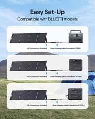 200W Solar Panel for Solar Generator EB3A AC2A AC50B AC70 AC180 AC200L Elite 200