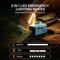 Bidirectional Fast Charge 1800W Portable Power Station Solar Generator