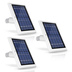 Wasserstein Ring Solar Panel for Spotlight Cam & Stick Up Cam Battery (3 Pack)