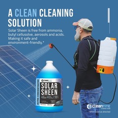 Solar Panel Cleaner 1 Gallon (Makes 512 G) – Super Concentrated Cleaning Solu…