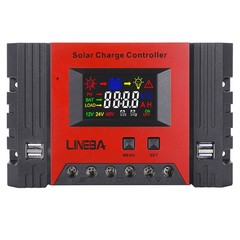 5200W 100A USB Solar Charge Controller 12V/24V/48V AUTO Battery PV Regulator NEW