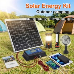 100A Solar Controller Kit, 18V USB Port Panel for Boat RV Caravan