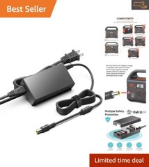Premium 65W Power Supply Charger: UL/CE/FCC Certified for Jackery Portable Ex…