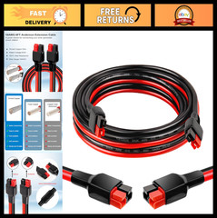 6FT 10AWG Solar Extension Cable with Anderson Connector for Power Station & Gene