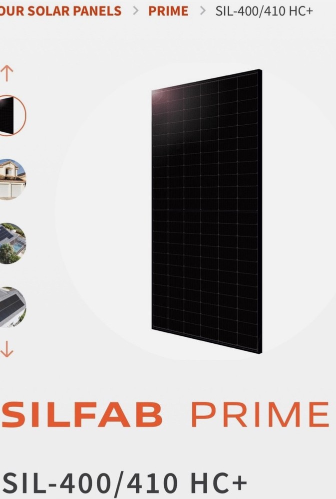 400W Silfab Solar Panel