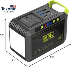Portable Power Station 88Wh Camping Lithium Battery Solar Generator Fast Chargin
