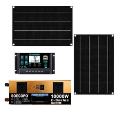 10000W Solar System Kit | 12V24V DC Input to 110V/220V AC Output