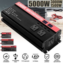 6000W Complete Solar Panel Kit Solar Power Generator 100A Home 110V Grid System