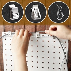 Dunzy 100pc Solar Wire Clips 0.2-0.3 Inch