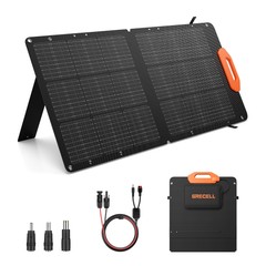 Used GRECELL 100W Foldable Solar Panel For RV Camping Power Station