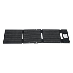 30W Foldable Solar Panel: 16BB N-Type, 24% Eff, USB-A/QC3.0/Type-C for Camping
