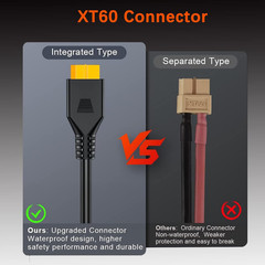 DC 8Mm to XT60 Connector, 8Mm Y Parallel Adapter, Extension Cable with Reverse