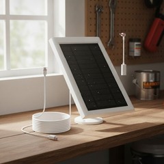 Solar Panel for Ring Camera(2nd Generation) Dustproof Waterproof 5W Solar Panel